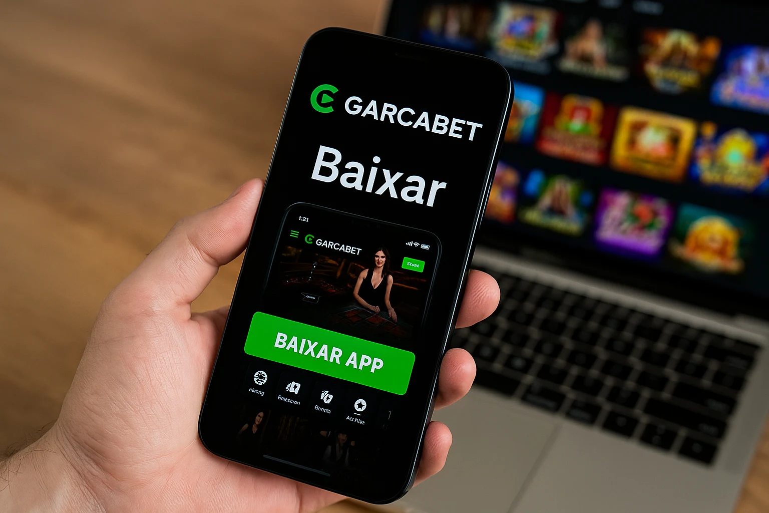Baixar o GARCABET Cassino App