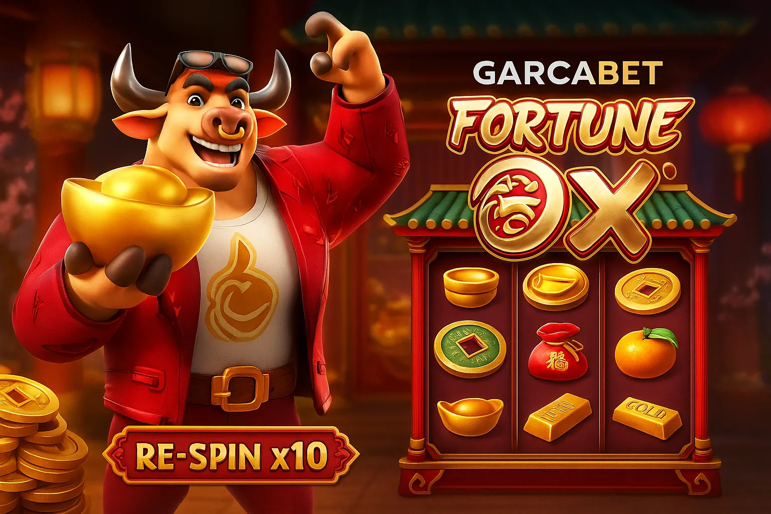 Fortune Ox no GARCABET - Aposte Agora e Reivindique Seus Ganhos