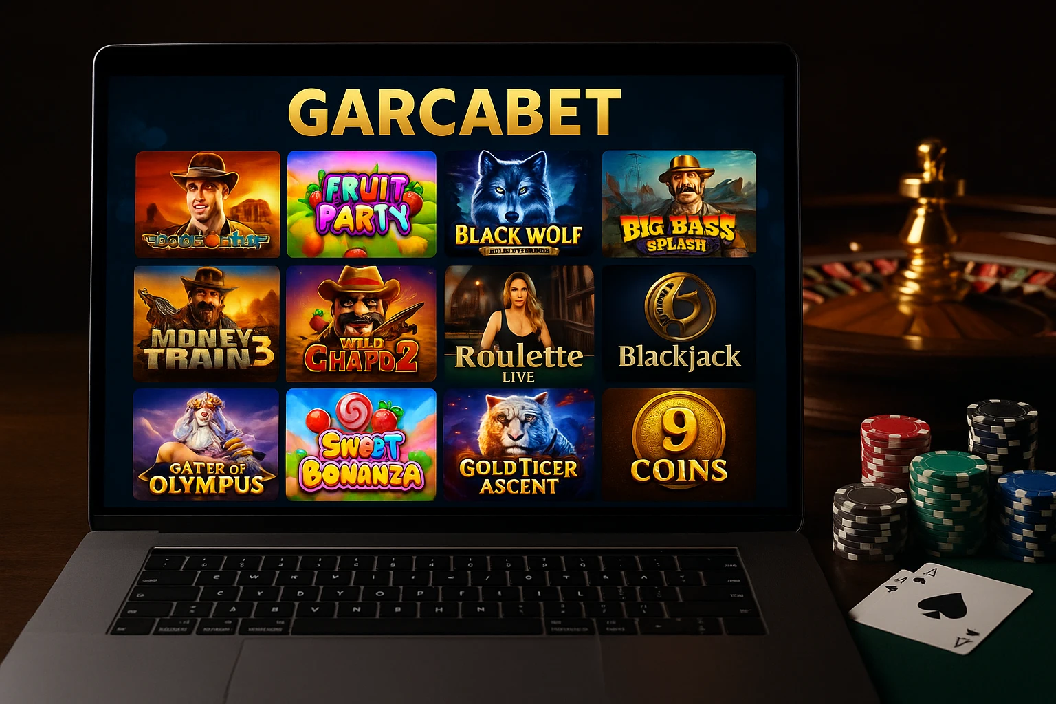Jogos de cassino online inovadores e emocionantes na GARCABET